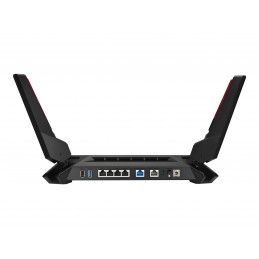 Dual-band Gaming Router | GT-AX6000 ROG Rapture | 802.11ax | 6000 (1148+4804) Mbit/s | Ethernet LAN (RJ-45) ports 5 | Mesh Suppo