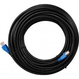 CAT 6 Outdoor-patch cable U/UTP | 94389 | Prewired, unshielded LAN cable with RJ45 plugs for connecting network components Doubl