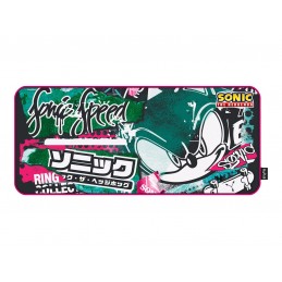 Energy Sistem Gaming Mouse Pad ESG Sonic Graffiti (XXL size, Anti-slip rubber base) | Energy Sistem | Gaming Mouse Pad | ESG Son