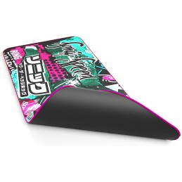 Energy Sistem Gaming Mouse Pad ESG Sonic Graffiti (XXL size, Anti-slip rubber base) | Energy Sistem | Gaming Mouse Pad | ESG Son