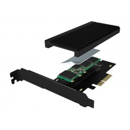 Raidsonic | Converter for 1x HDD/SSD for PCIe x4 slot | IB-PCI208-HS | Black