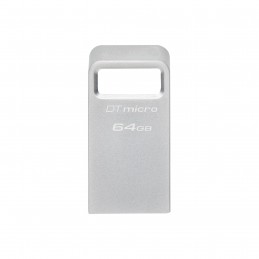 Kingston | USB 3.2 Flash Drive | DataTraveler micro | 64 GB | USB 3.2 | Silver