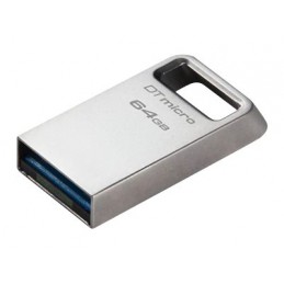 Kingston | USB 3.2 Flash Drive | DataTraveler micro | 64 GB | USB 3.2 | Silver