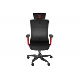 Genesis Ergonomic Chair Astat 700 Base material Aluminum Castors material: Nylon with CareGlide coating | 700 | Black/Red