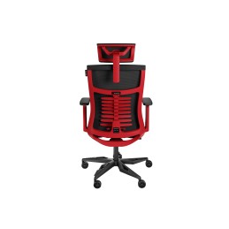 Genesis Ergonomic Chair Astat 700 Base material Aluminum Castors material: Nylon with CareGlide coating | 700 | Black/Red