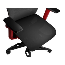 Genesis Ergonomic Chair Astat 700 Base material Aluminum Castors material: Nylon with CareGlide coating | 700 | Black/Red