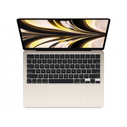 Apple | MacBook Air | Starlight | 13.6 " | IPS | 2560 x 1664 | Apple M2 | 8 GB | Solid-state drive capacity 256 GB | Apple M2 8-