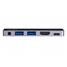 Aten UH3238 USB-C Travel Dock with Power Pass-Through | Aten | USB-C Travel Dock with Power Pass-Through | UH3238-AT | Dock