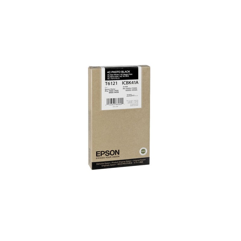 Epson T612100 | Ink cartrige | Photo Black