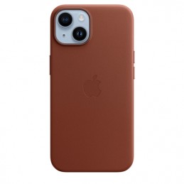 Apple | 14 Leather Case with MagSafe | Case with MagSafe | Apple | iPhone 14 | Leather | Umber