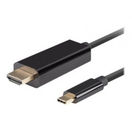 Lanberg USB-C to HDMI Cable, 1.8 m 4K/60Hz, Black | Lanberg | USB-C to HDMI Cable | Black | 1.8 m