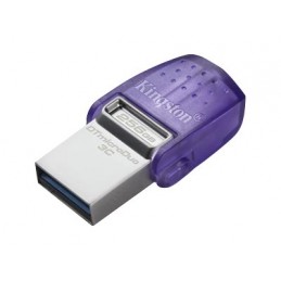 Kingston | DataTraveler | DT Micro Duo 3C | 256 GB | USB Type-C and Type-A | Purple