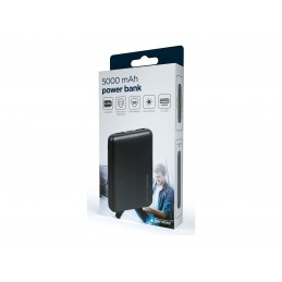 Gembird | Power Bank | PB05-02 | 5000 mAh | 2 x USB-AF | Black