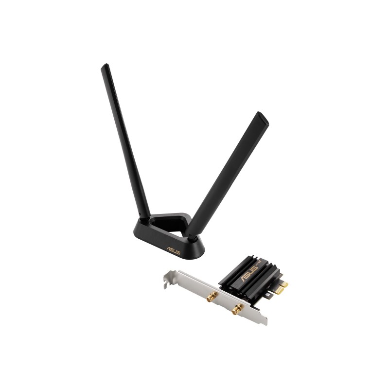 Tri Band PCI-E WiFi 6E | PCE-AXE59BT | 802.11ax | 574/2402/2042574/2402/2042 Mbit/s | Mesh Support No | MU-MiMO No | No mobile b