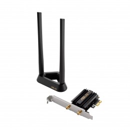 Tri Band PCI-E WiFi 6E | PCE-AXE59BT | 802.11ax | 574/2402/2042574/2402/2042 Mbit/s | Mesh Support No | MU-MiMO No | No mobile b