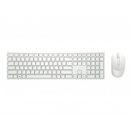 Dell | Keyboard and Mouse | KM5221W Pro | Keyboard and Mouse Set | Wireless | Mouse included | US | White | 2.4 GHz