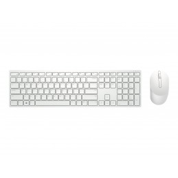 Dell | Keyboard and Mouse | KM5221W Pro | Keyboard and Mouse Set | Wireless | Mouse included | RU | White | 2.4 GHz