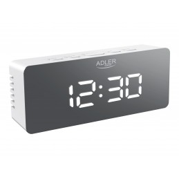 Adler | Alarm Clock | AD 1189W | Alarm function | White