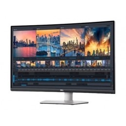 Dell | Curved Monitor | S3221QSA | 32 " | VA | UHD | 16:9 | 60 Hz | 4 ms | 3840 x 2160 | 300 cd/m | HDMI ports quantity 2 | Whit