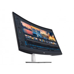 Dell | Curved Monitor | S3221QSA | 32 " | VA | UHD | 16:9 | 60 Hz | 4 ms | 3840 x 2160 | 300 cd/m | HDMI ports quantity 2 | Whit