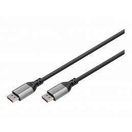 Digitus | 8K DisplayPort Connection Cable | DB-340105-010-S | DisplayPort to DisplayPort DisplayPort Male (Version 1.4) | Displa