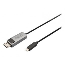 Digitus | Bi-directional Adapter Cable | DB-300334-020-S | USB-C to DP USB-C | Display Port