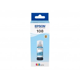 Epson 108 EcoTank | Ink Bottle | Light Cyan