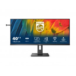 Philips | USB-C Hub Monitor | 40B1U5600/00 | 40 " | IPS | WQHD | 21:9 | 120 Hz | 4 ms | 3440 x 1440 | 500 cd/m | HDMI ports quan