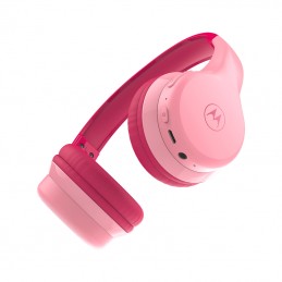 Motorola | Kids Headphones | Moto JR300 | Over-Ear Over-Ear | Bluetooth | Built-in microphone | Bluetooth | Pink | Wireless