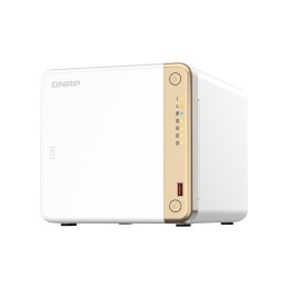 QNAP | 4-Bay desktop NAS | TS-462-4G | Intel Celeron | N4505 2-core | Processor frequency 2.9 GHz | 4 GB