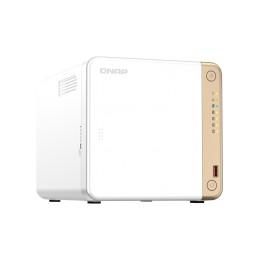 QNAP | 4-Bay desktop NAS | TS-462-4G | Intel Celeron | N4505 2-core | Processor frequency 2.9 GHz | 4 GB