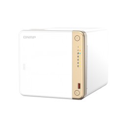 QNAP | 4-Bay desktop NAS | TS-462-4G | Intel Celeron | N4505 2-core | Processor frequency 2.9 GHz | 4 GB