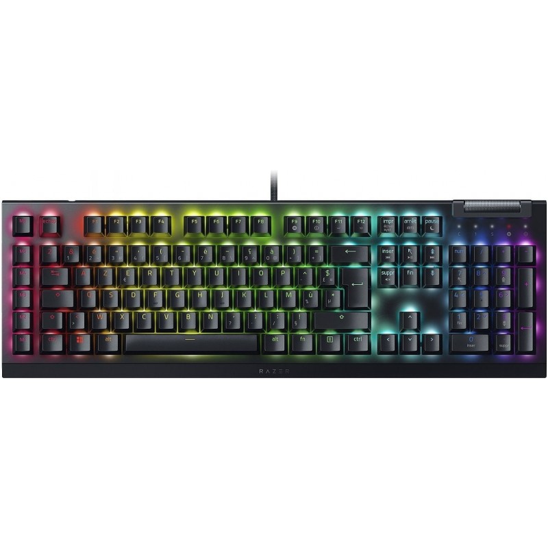 Razer | Mechanical Gaming Keyboard | BlackWidow V4 X | Mechanical Gaming Keyboard | Wired | Russian | Black | Green Mechanical S