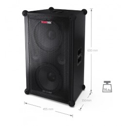 Sharp SumoBox CP-LS200 High Performance Portable Speaker | Sharp | Portable Speaker | SUMOBOX Pro CP-LS200 High Performance | 20