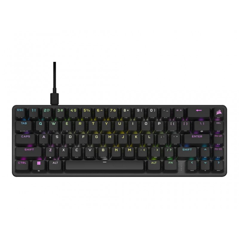 Corsair | K65 PRO MINI RGB | Black | Mechanical Gaming Keyboard | Wired | NA | USB Type-A | 600 g | OPX