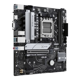 Asus | PRIME B650M-K | Processor family AMD | Processor socket AM5 | DDR5 | Supported hard disk drive interfaces SATA, M.2 | Num