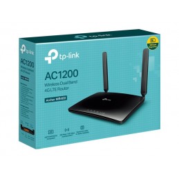 MR400 AC1200 Wireless Dual Band 4G LTE Router | Archer MR400 | 802.11ac | 10/100 Mbit/s | Ethernet LAN (RJ-45) ports 3 | Mesh Su