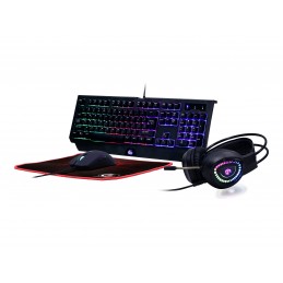 Gembird | 4-in-1 Backlight Gaming Kit "Phantom" | GGS-UMGL4-01 | Gaming Kit | Wired | US | USB