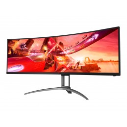 AOC | AG493QCX | 49 " | LCD | 32:9 | 144 Hz | 1 ms | 3840 x 1080 pixels | HDMI ports quantity 2 | Warranty 36 month(s)