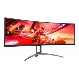 AOC | AG493QCX | 49 " | LCD | 32:9 | 144 Hz | 1 ms | 3840 x 1080 pixels | HDMI ports quantity 2 | Warranty 36 month(s)