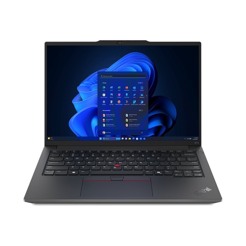 Lenovo | ThinkPad E14 | Black | 14 " | IPS | WUXGA | 1920 x 1200 pixels | Anti-glare | Intel Core U7 | 155H | 16 GB | SO-DIMM DD