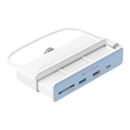 Hyper | HyperDrive USB-C 6-in-1 Form-fit Hub with 4K HDMI for iMac 24" | HDMI ports quantity 1