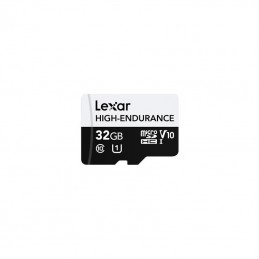 Lexar | Flash Memory Card | High-Endurance | 32 GB | microSDHC | Flash memory class UHS-I