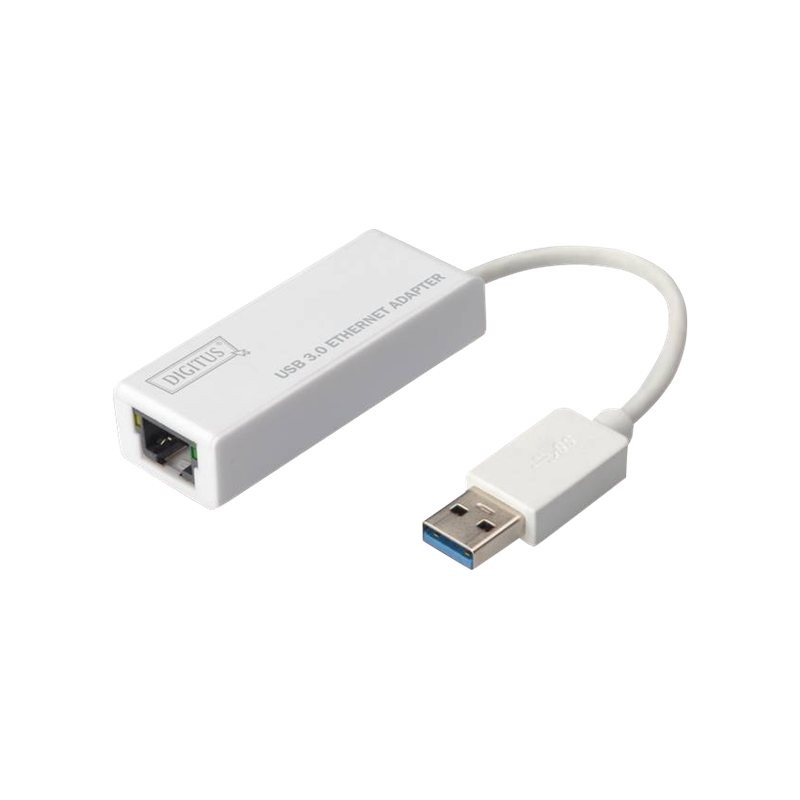 Digitus | USB 3.0 to Gigabit Ethernet Adapter USB-A Male, 10/100/1000 Mbps | DN-3023 | Network Adapter