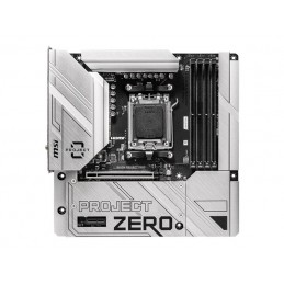 MSI | B650M PROJECT ZERO | Processor family AMD | Processor socket AM5 | DDR5 | Supported hard disk drive interfaces M.2, SATA |