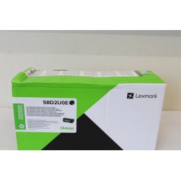 SALE OUT. Lexmark 58D2U0E Black Ultra High Yield Corporate Toner Cartridge, DAMAGED PACKAKING | Lexmark 58D2U0E | Toner cartridg