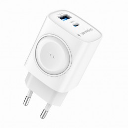 Gembird 2-in-1 20 W Apple Watch and Phone Fast Charger | TA-UC-PDQCW20-01-W