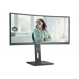 AOC CU34P3CV | 34 " | VA | 21:9 | 100 Hz | 4 ms | 3440 x 1440 pixels | HDMI ports quantity 1