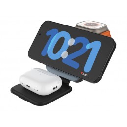 Fixed | MagFlex Alu Foldable magnetic wireless charging stand 3in1 | FIXMFLE-AL-GR