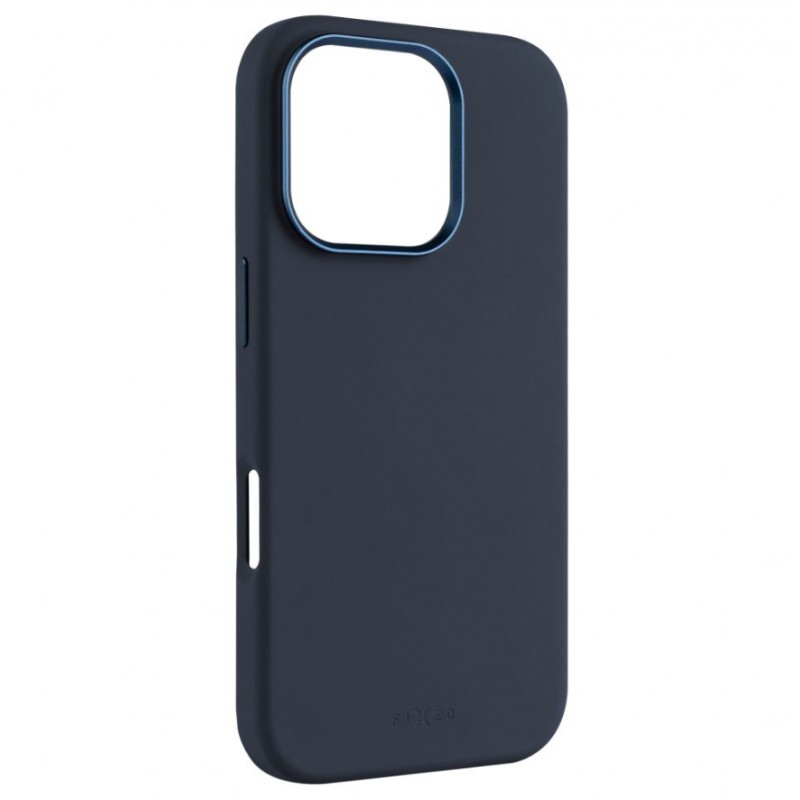 Fixed MagFlow | Back cover | Apple | iPhone 16 Pro | Liquid silicon | Blue